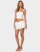 EDIKTED Fluer Ruffled Eyelet Mini Skort image number 3