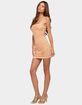EDIKTED Coco Belt Textured Knit Mini Dress image number 2