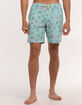 BLUE CROWN Silly Earth Mens Swim Shorts image number 5