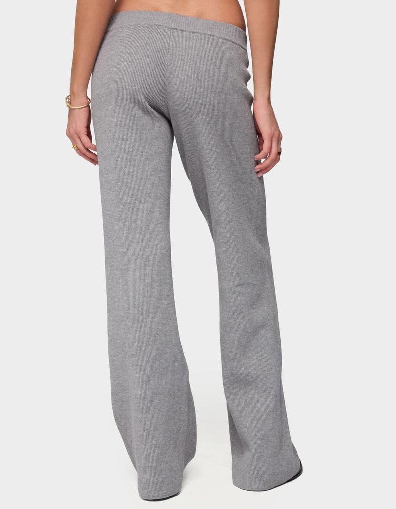 EDIKTED Lorie Wide Leg Knit Pants image number 2