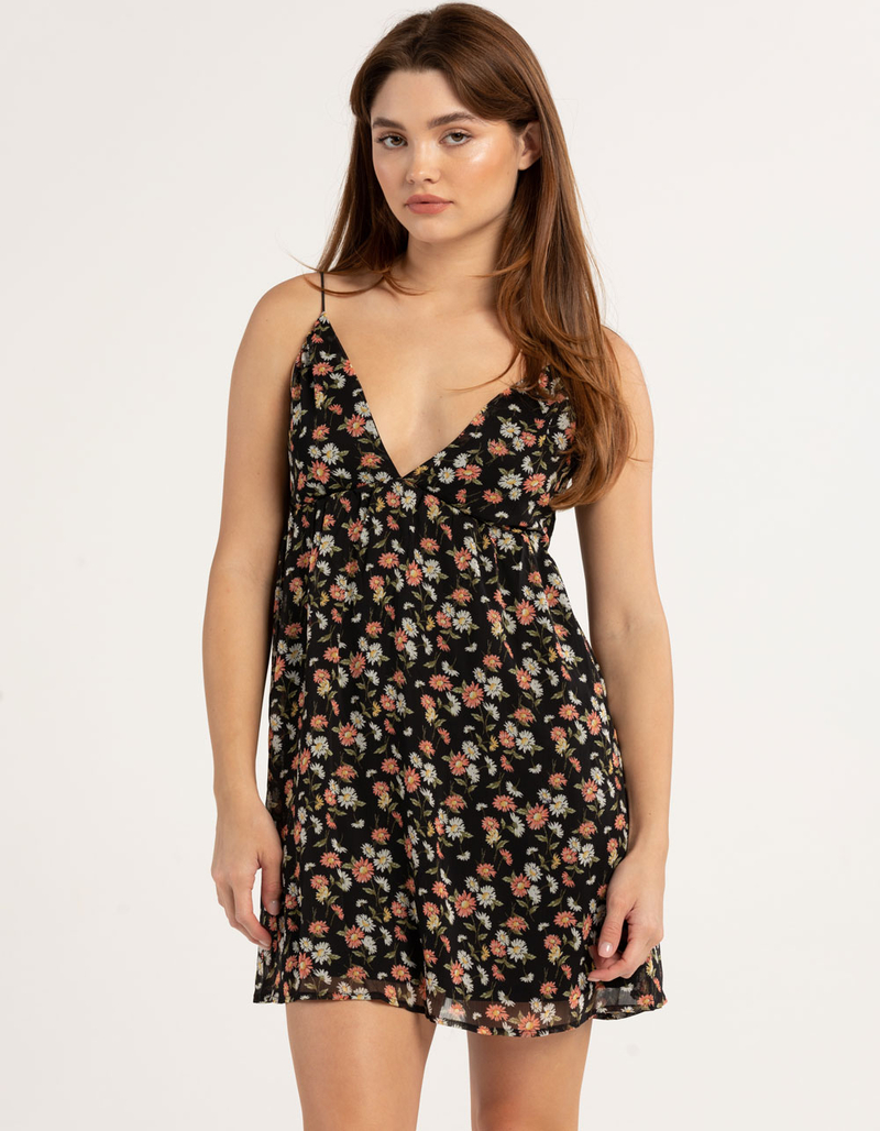 RSQ Womens Chiffon Short Dress image number 0