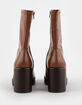 SODA Stretch Faux Leather Womens Boots image number 4