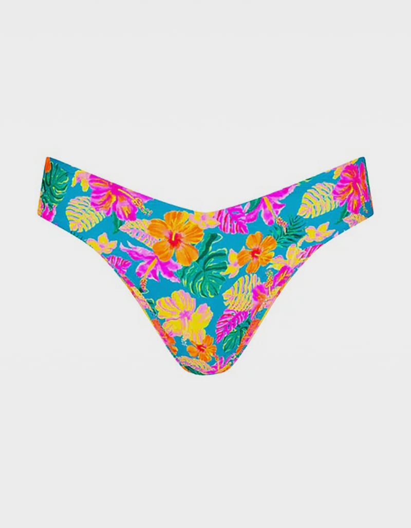 KULANI KINIS Paradise Pop Cheeky V Bikini Bottoms image number 1