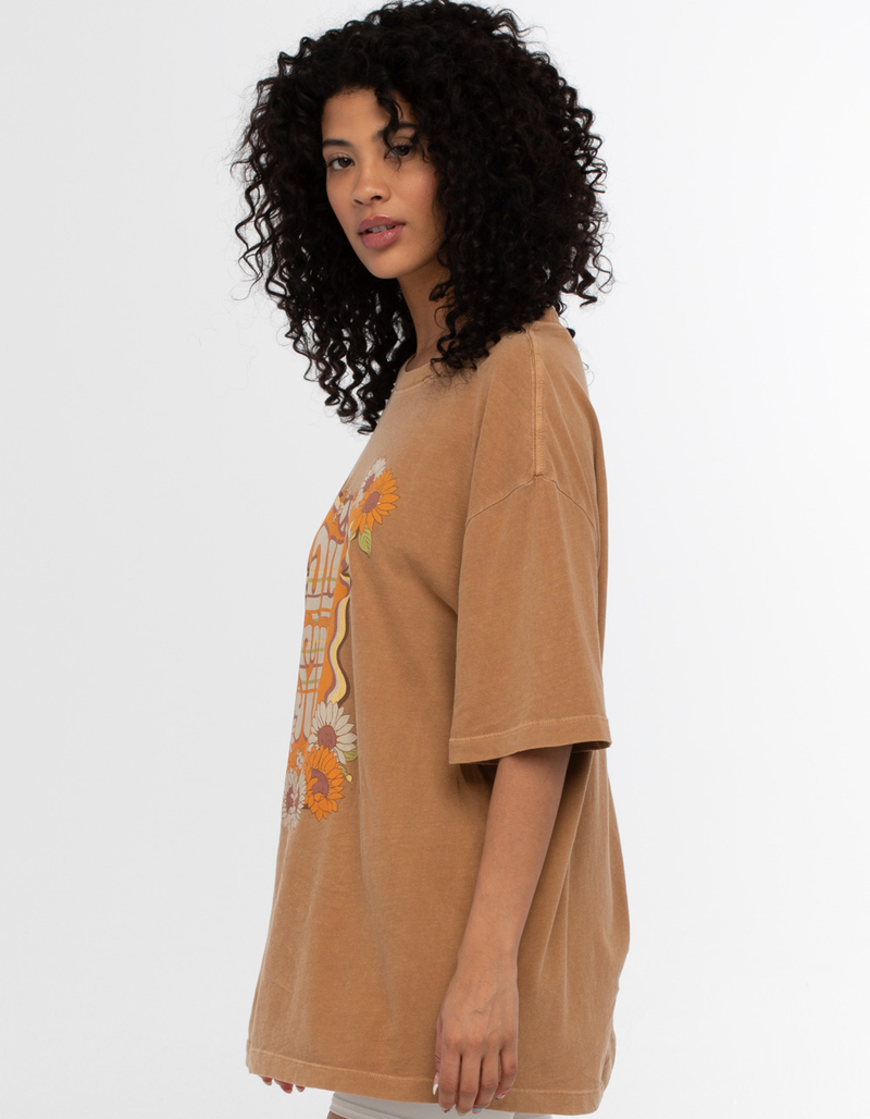 QUIKSILVER Hippie Floral Womens Oversized Tee image number 1