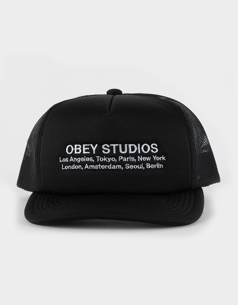 OBEY Studios Mens Trucker Hat image number 1