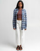 RSQ Womens Oversized Flannel Shirt image number 4