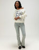 THE WILD COLLECTIVE Dallas Cowboys Womens Off The Shoulder Sweatshirt image number 5