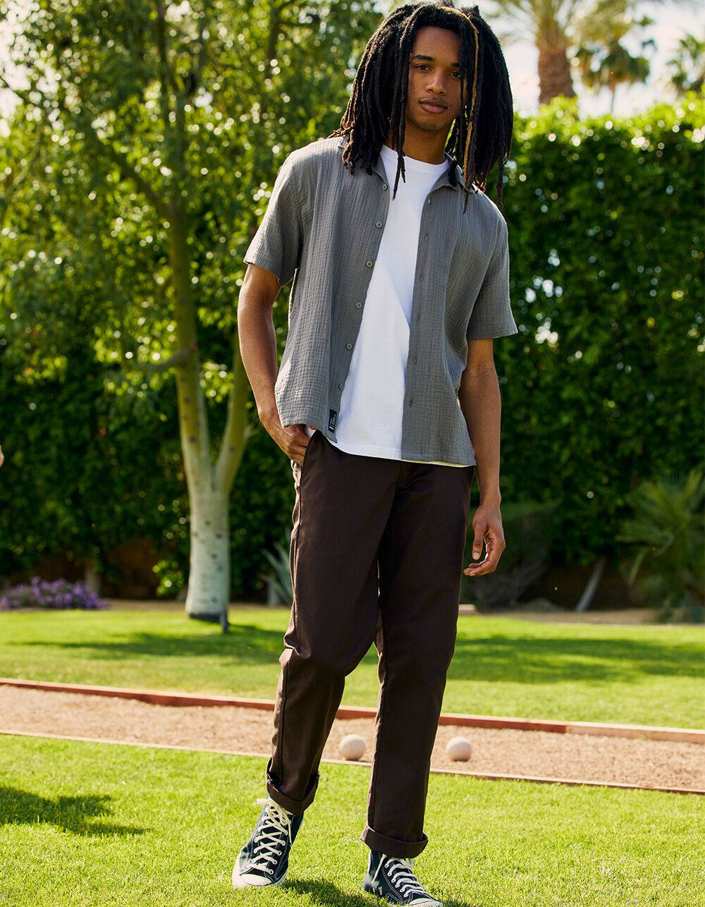 DICKIES 850 Slim Taper Flex Mens Pants - BROWN | Tillys