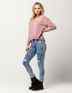RSQ Manhattan High Rise Womens Ripped Skinny Jeans image number 2