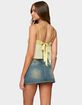 EDIKTED Krisa Sheer Chiffon Babydoll Top image number 3