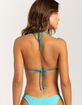 DAMSEL Textured Strappy Triangle Bikini Top image number 3