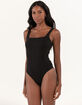RSQ Womens Square Neck Tank Bodysuit image number 3
