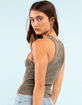 WEST OF MELROSE Pigment Dyed Womens Tank Top image number 2