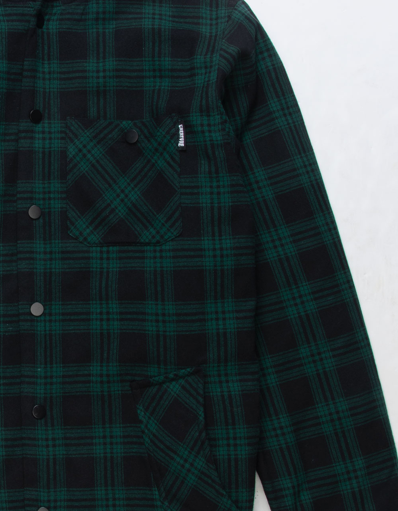 CREATURE Boneheads Flame Mens Flannel Jacket image number 3