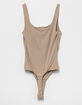 WEST OF MELROSE Seamless Square Neck Womens Bodysuit image number 7
