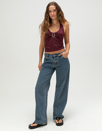 ABRAND 99 Womens Low Rise Baggy Jeans Primary Image