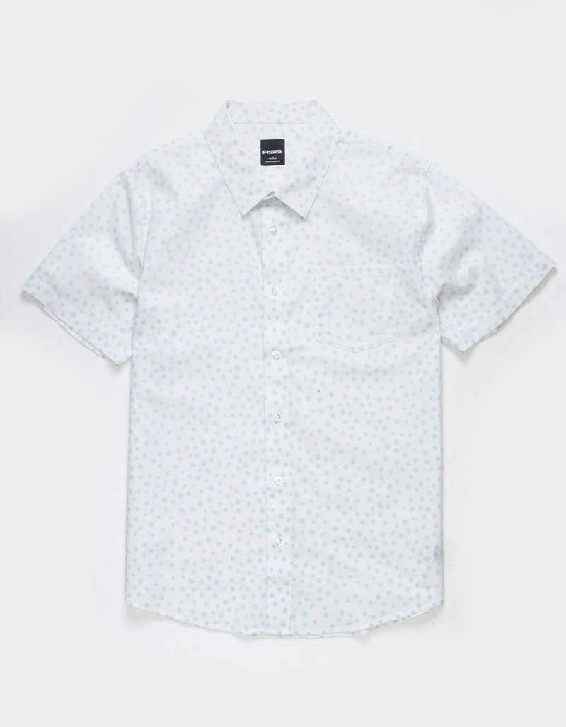 RSQ Mens Floral Button Up Shirt image number 5