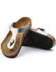 BIRKENSTOCK Gizeh Girls Silver Sandals image number 3