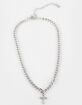 RSQ Link Cross Necklace image number 1