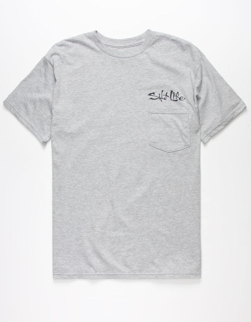 SALT LIFE Cali Dawn Mens Pocket Tee image number 1