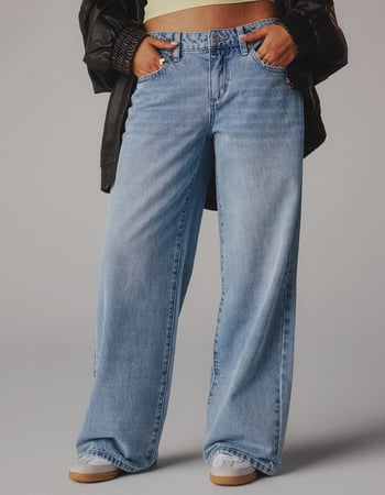 RSQ Womens Low Rise Original Baggy Jeans Alternative Image