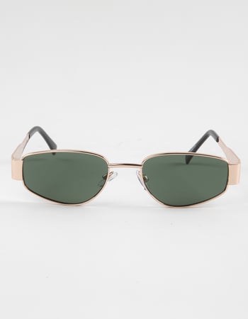 RSQ Oval Metal Sunglasses Alternative Image