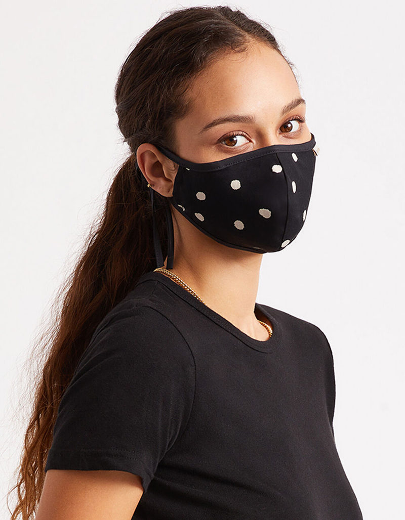 BRIXTON Summer Weights Polka Dot Fashion Face Mask image number 4