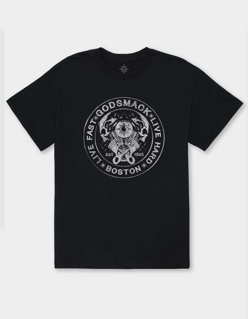 GODSMACK Live Fast Live Hard Unisex Tee image number 0