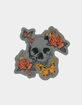 WHATEVER CO. Skull Butterfly Rose Sticker image number 1