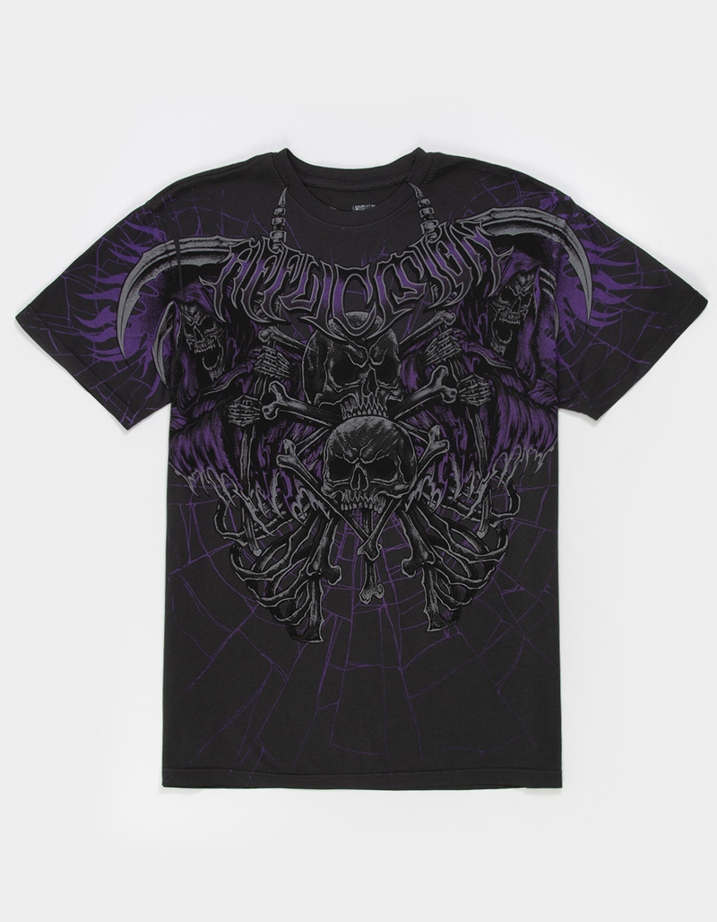 AFFLICTION Darkness Falls Mens Tee image number 5