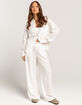 BRIXTON Vintage Linen Womens Wide Leg Pants image number 1