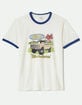 BRIXTON x Ford King Of The Mountains Mens Ringer Tee image number 1