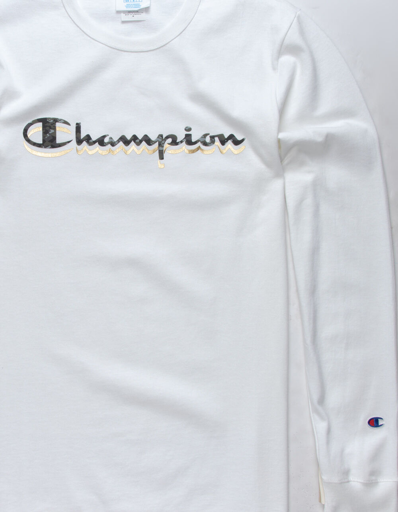 CHAMPION Foil & Camo Logo Mens T-Shirt image number 1