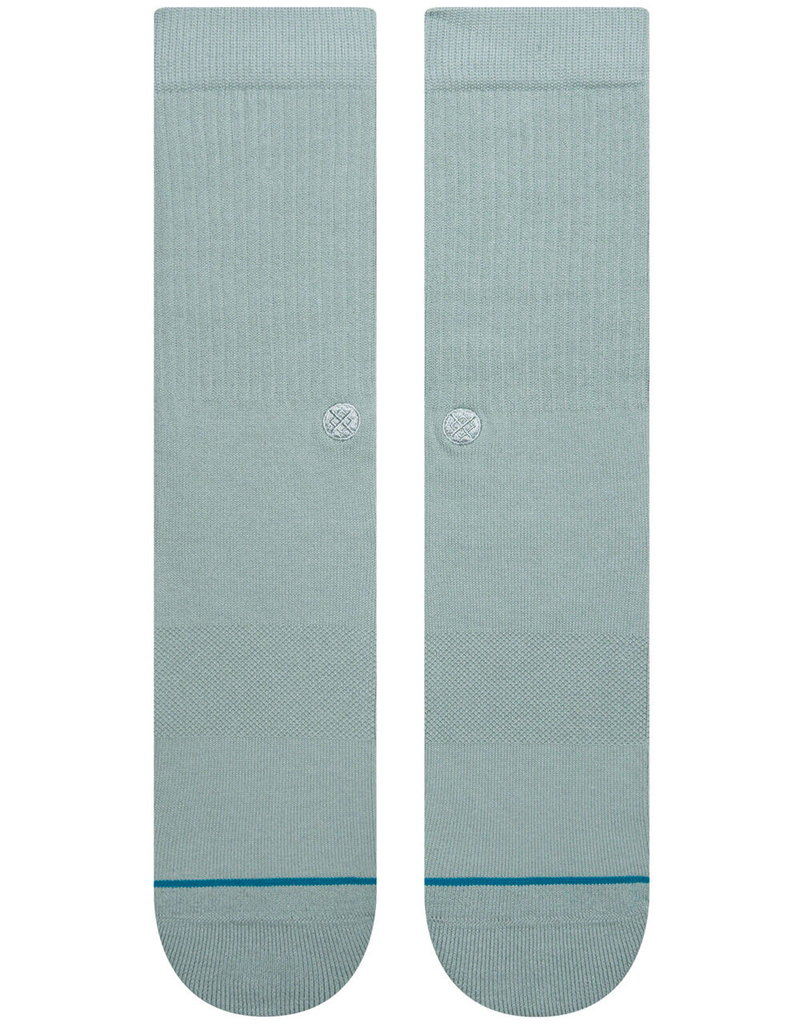 STANCE Icon Mens Green Crew Socks image number 1