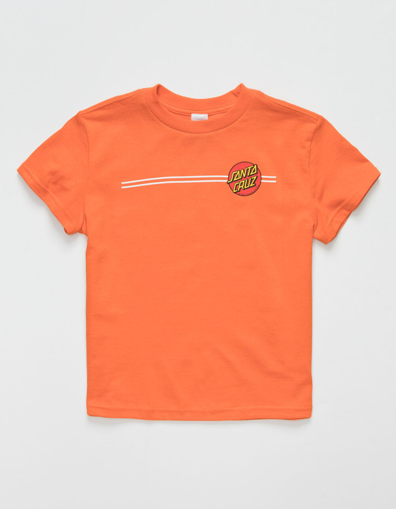 SANTA CRUZ Classic Dot Little Boys Orange T-Shirt (4-7) image number 1