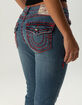 TRUE RELIGION Becca Mid Rise Super T Flap Womens Bootcut Jeans image number 2