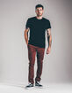 RSQ Seattle Mens Skinny Tapered Stretch Chino Pants image number 1