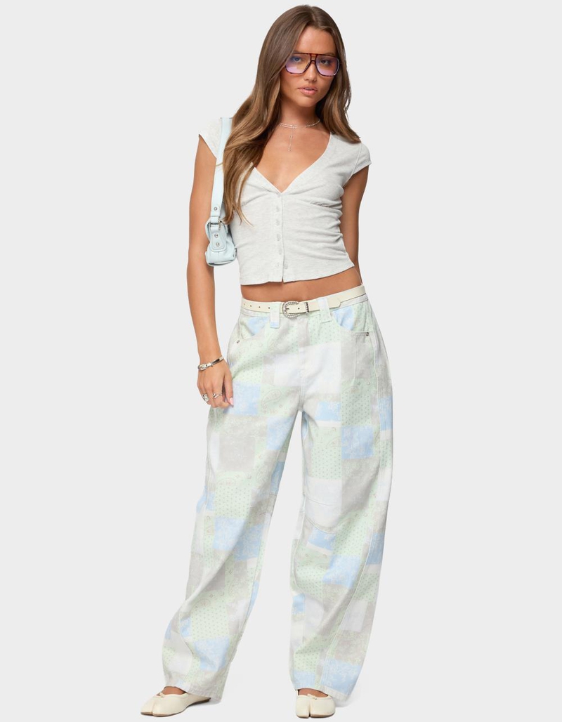 EDIKTED Alza Button Up Top image number 4