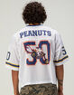 RSQ x Peanuts Mens Baggy Crop Mesh Racing Jersey image number 3