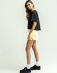 CHAMPION Watercolor Dye Womens Shorts image number 4
