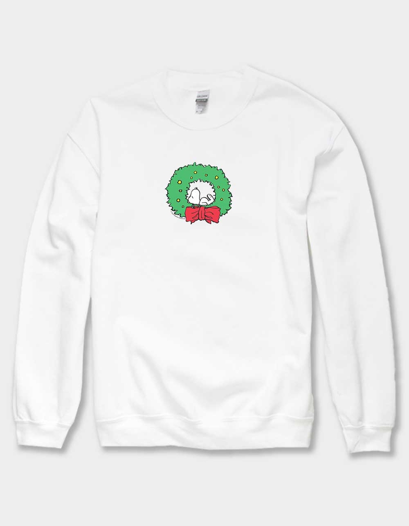 PEANUTS Snoopy Wreath Unisex Crewneck Sweatshirt image number 0