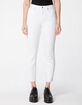 RSQ High Rise White Womens Straight Leg Jeans image number 2