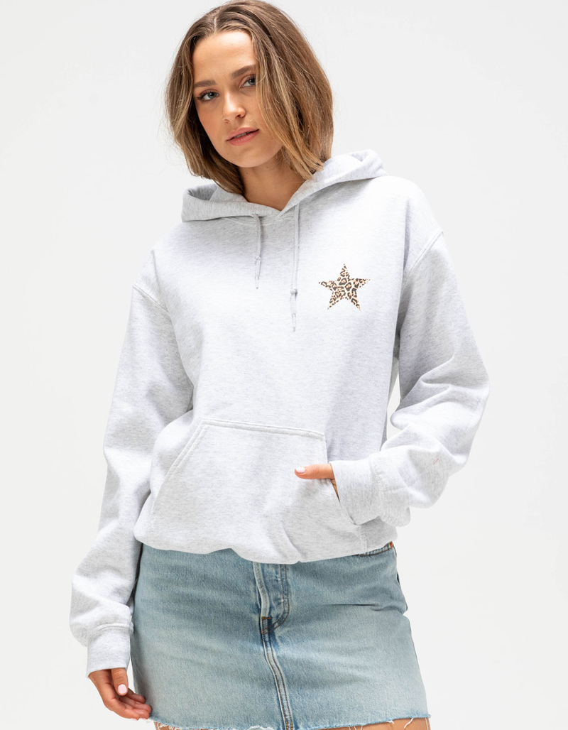 RIOT SOCIETY Leopard Star Womens Hoodie image number 1