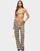 EDIKTED Mindee Zigzag Crochet Pants image number 5