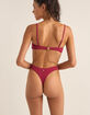 RHYTHM Isla Rib Ring Bandeau Womens Bikini Top image number 3