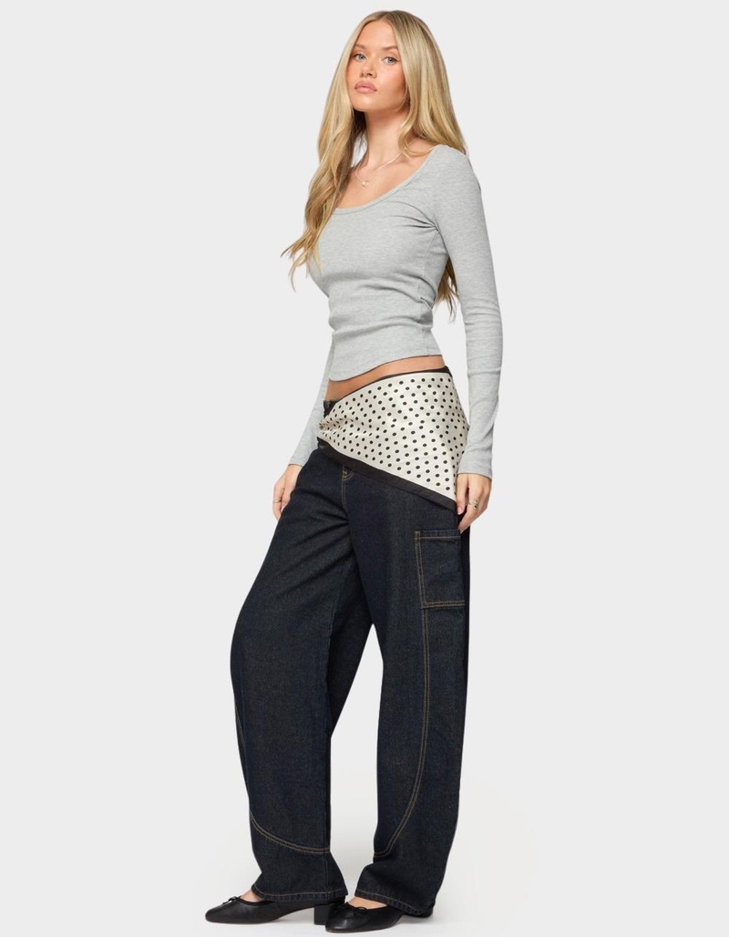 EDIKTED Makenna Scoop Neck Top image number 3