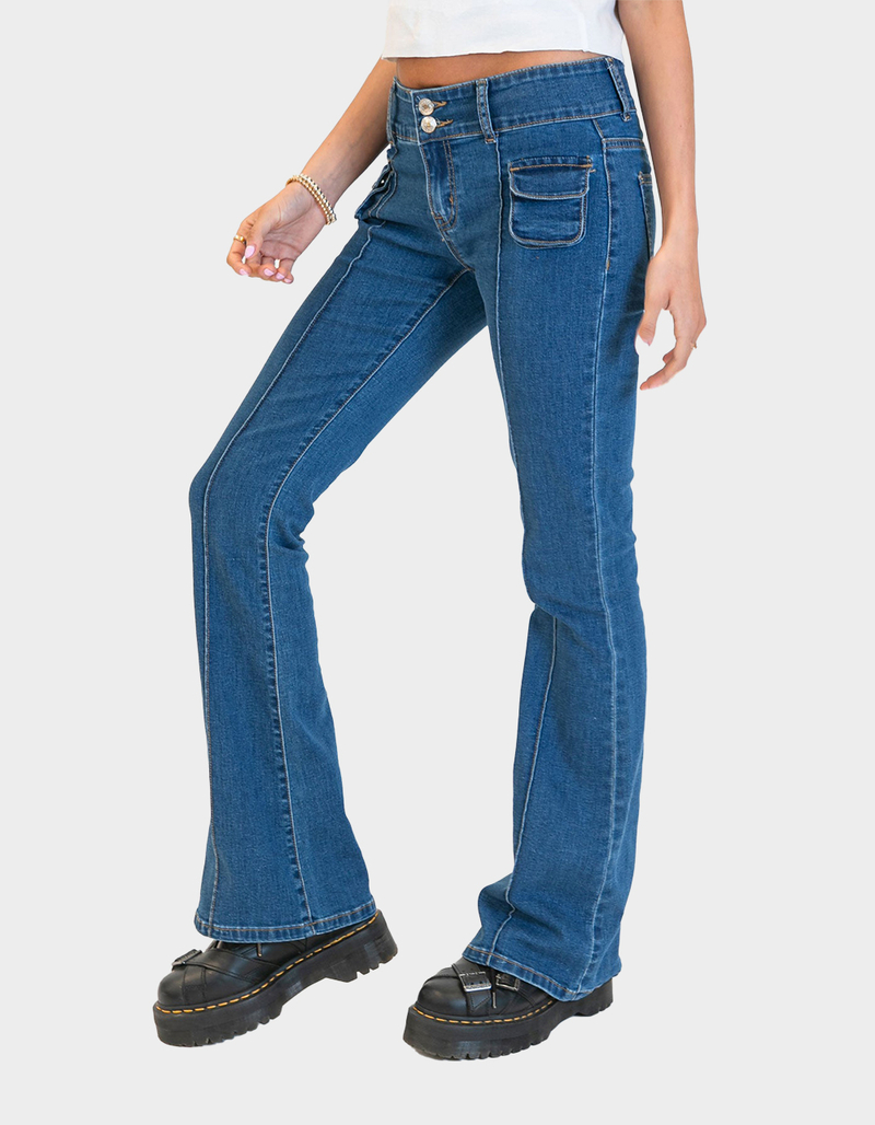 EDIKTED Harriot Low Rise Jeans image number 2