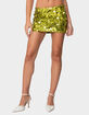 EDIKTED Sabina Low-Rise Sequin Mini Skirt image number 1