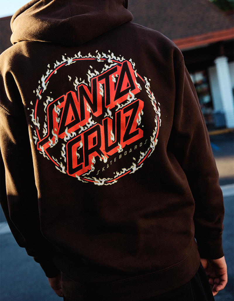 SANTA CRUZ Burnt Opus Mens Oversized Hoodie image number 3