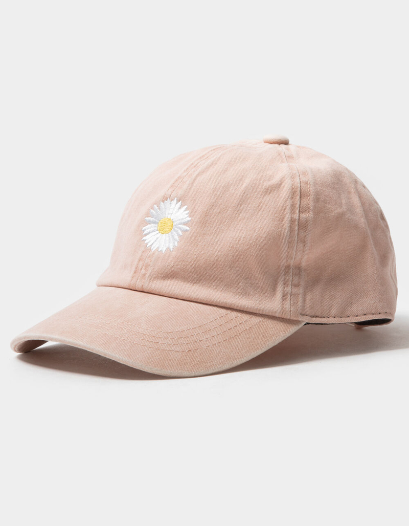 Daisy Womens Pink Strapback Dad Hat image number 0